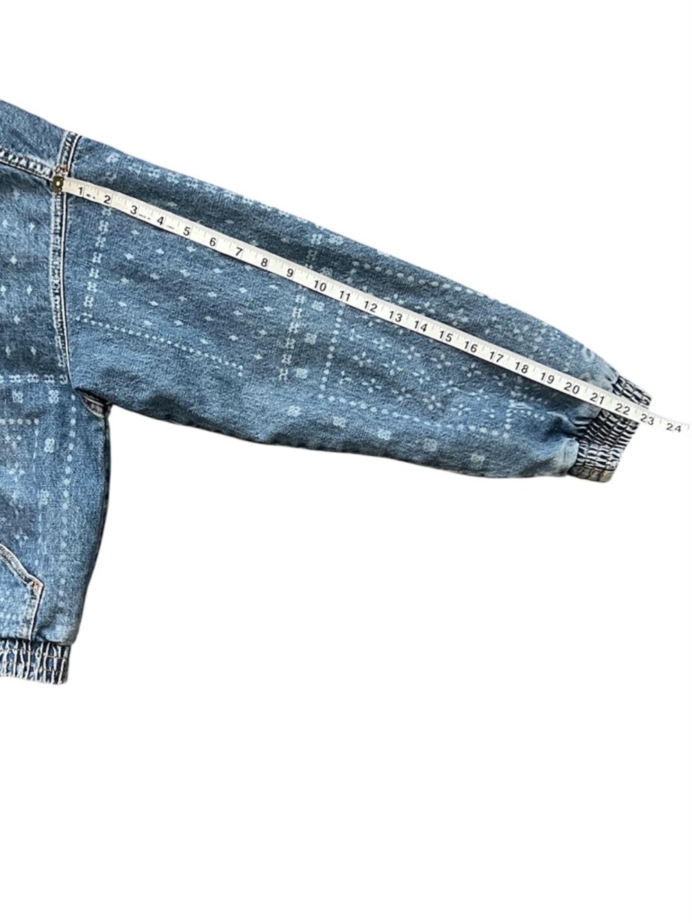 BDG Daria Bandana Print Denim Hoodie Sweatshirt – Urban Outfitters Exclusive - Picture 12 of 15